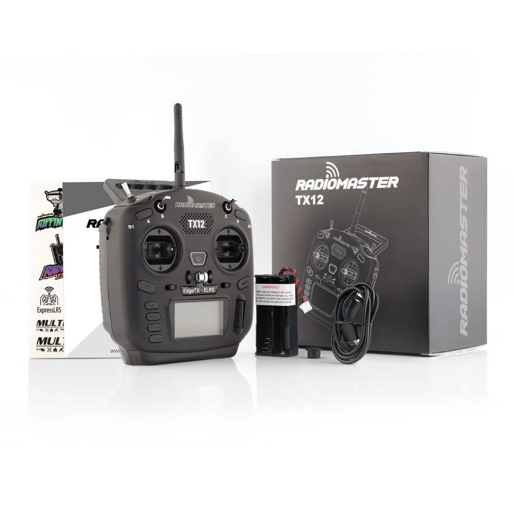 RadioMaster TX12 MKII MK2 Mark 2 Radio ELRS/CC2500 EdgeTX OpenTX 16CH transmisor de Control de Radio Compatible con múltiples módulos