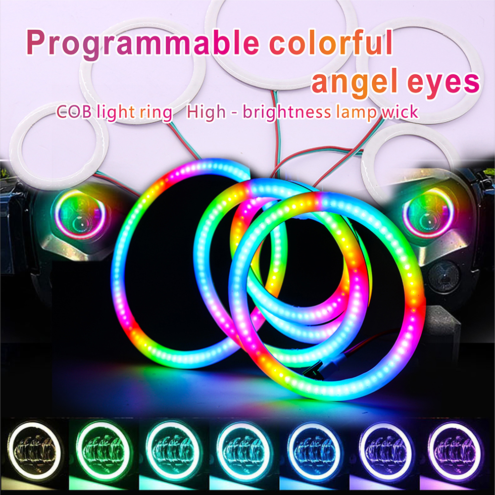 WS2812B Светодиодное пиксельное кольцо 18/36/54/72/90 светодиодов с индивидуальной адресацией WS2811 Встроенная микросхема Smart DC5V RGB FCOB PCB