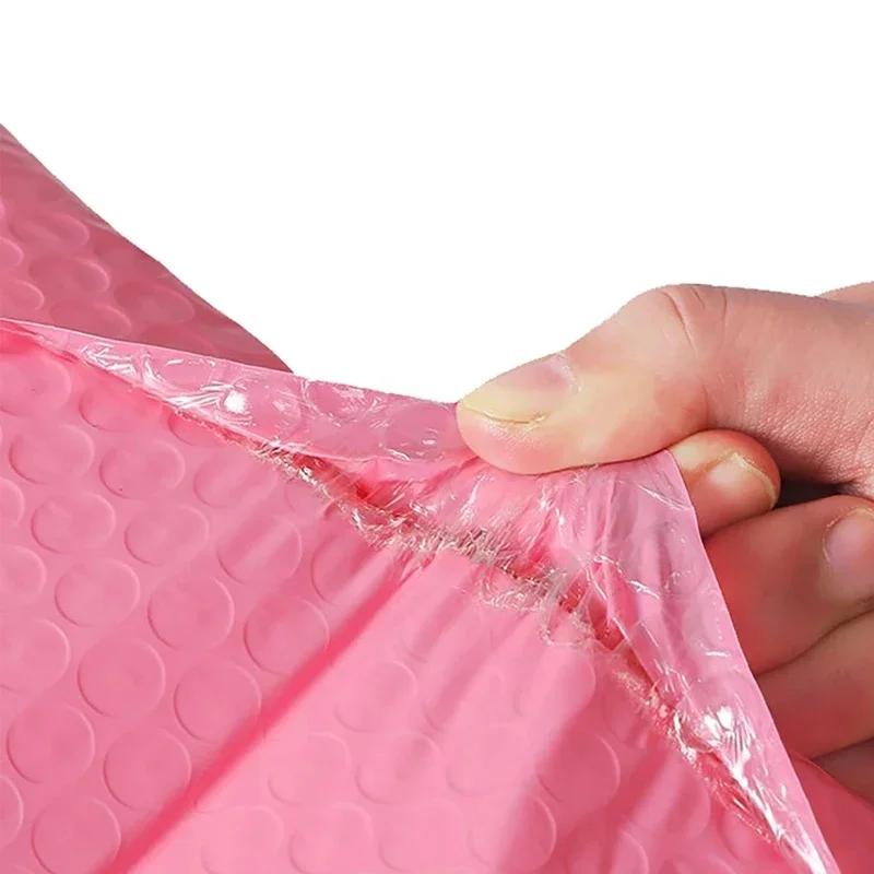 20/50pcs สีชมพู Bubble Mailers Bubble เบาะ Mailing Envelopes Mailer POLY สําหรับบรรจุภัณฑ์ Self Seal กระเป๋า Bubble Padding