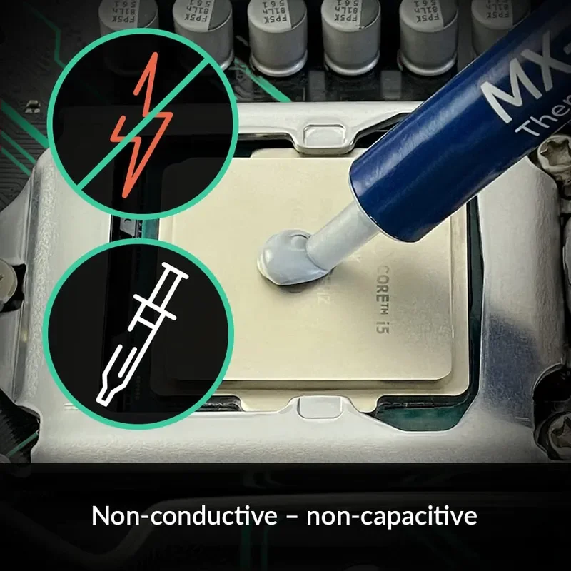 MX4 Wärmeleitpaste Prozessor MX-4 4g 8,5 W/M-k für CPU GPU Drucker Kühlkörper Kühlung Kühler Wärmeleitpaste Silikon