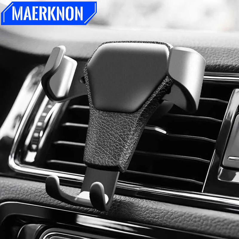 Schwerkraft Auto Halter Auto Air Vent Clip Halterung Mobile Handy Ständer Für Smartphone GPS Unterstützung Für iPhone 15 14 13 Xiaomi Samsung Telefon