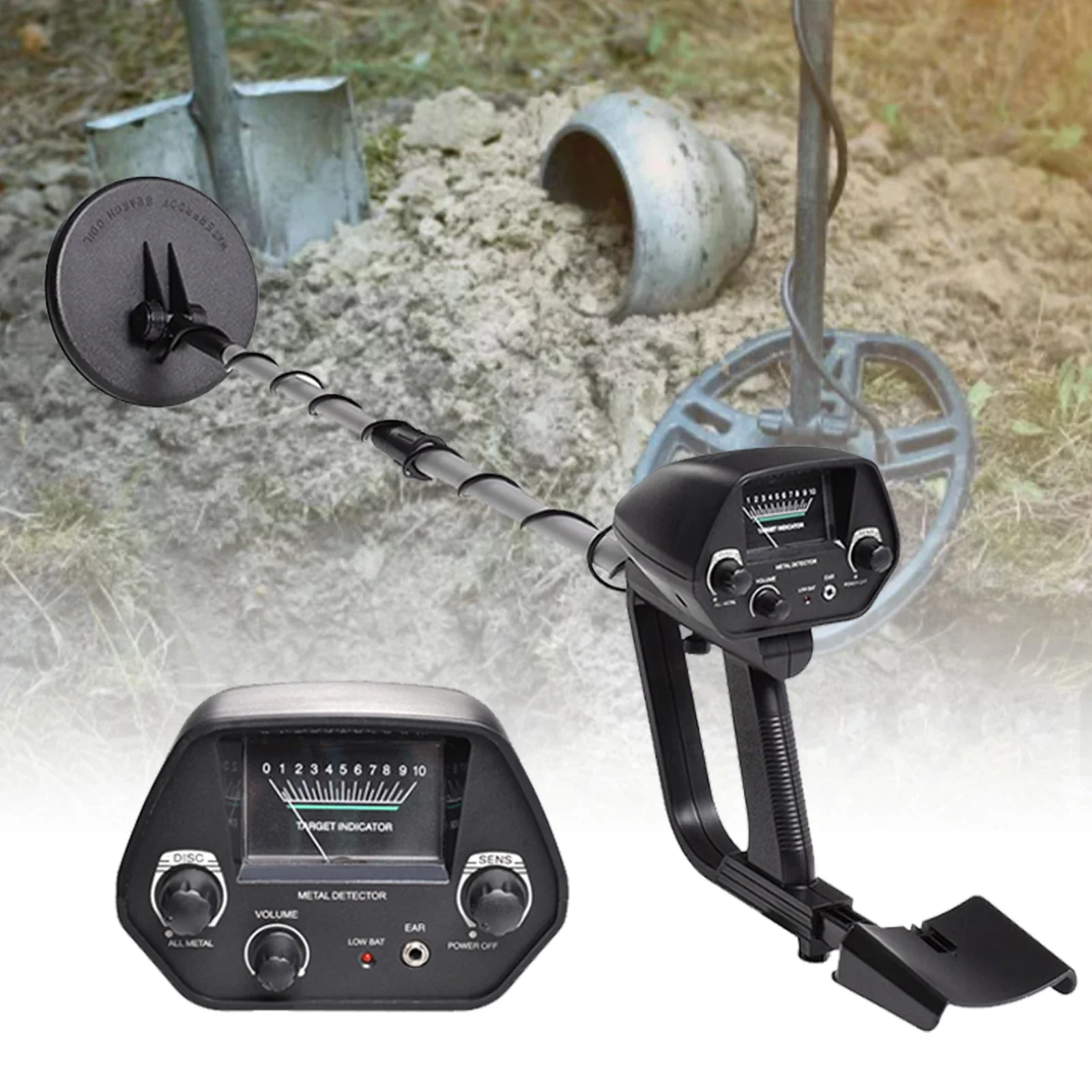 Md4030 Professionele Metaaldetector Pinpointer Draagbare Goudzoeker Machine Schatzoeker Gouddiepte Metaaldetector
