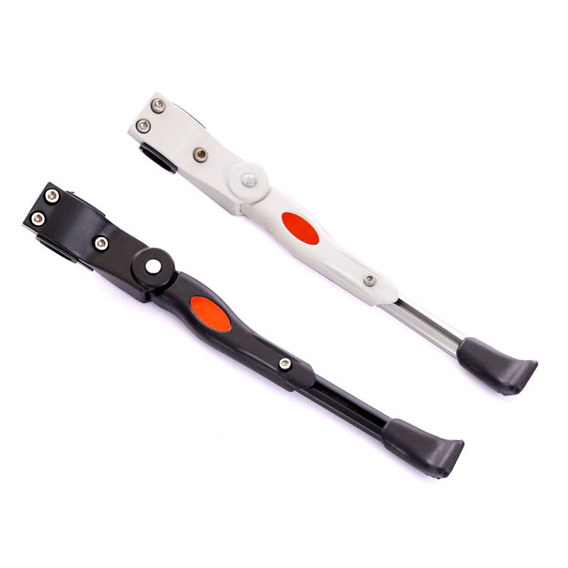 Bicycle Stand 40cm Height Adjustable and Universal Side Stand Durable Bike Stand Made of Aluminium Alloy Adjustable Bracket