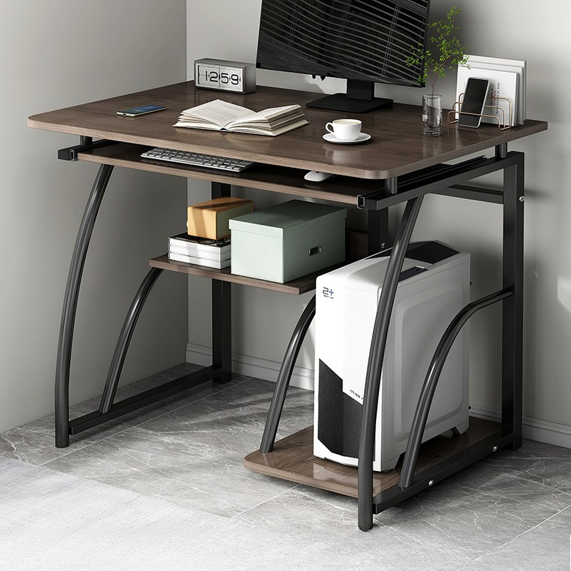 Metal Computer Desks for Gaming Room Game Desk with Host Position Simple Solid Materials Multifunctional Reading Desk for Room