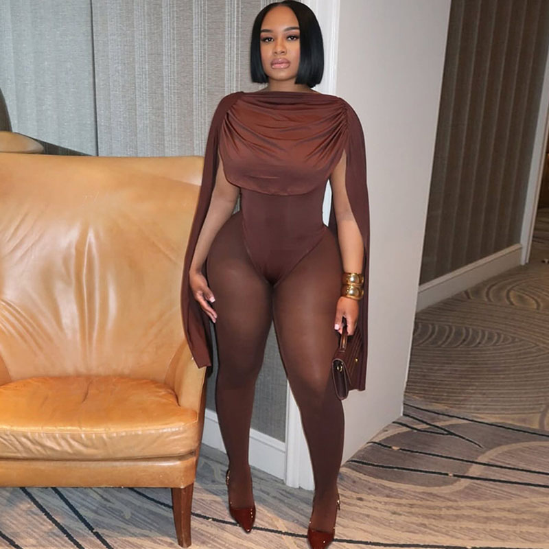 Sólido retalhos bandagem ruched macacão mulher elegante sem mangas strecth bainha noite macacão feminino combinaison femme