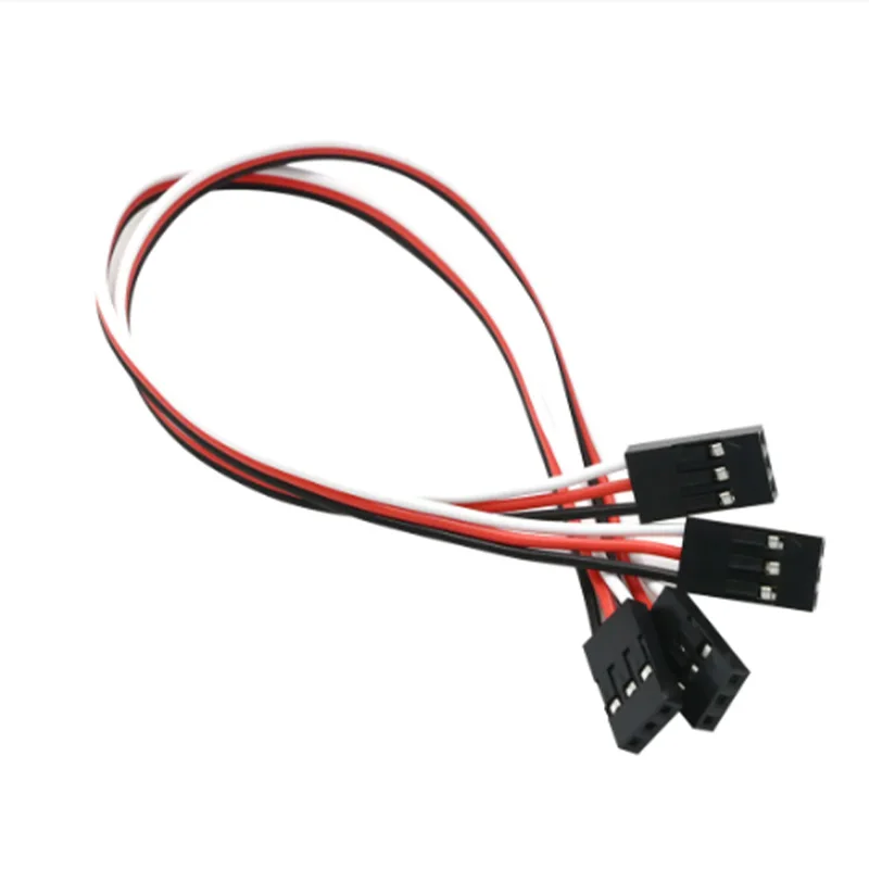 10 ชิ้น 100 มิลลิเมตร 150 มิลลิเมตร 200 มิลลิเมตร 300 มิลลิเมตร 500 มิลลิเมตร Servo Extension Cord ชายชายสําหรับ Jr Plug Servo Extension สายไฟ 10 เซนติเมตร