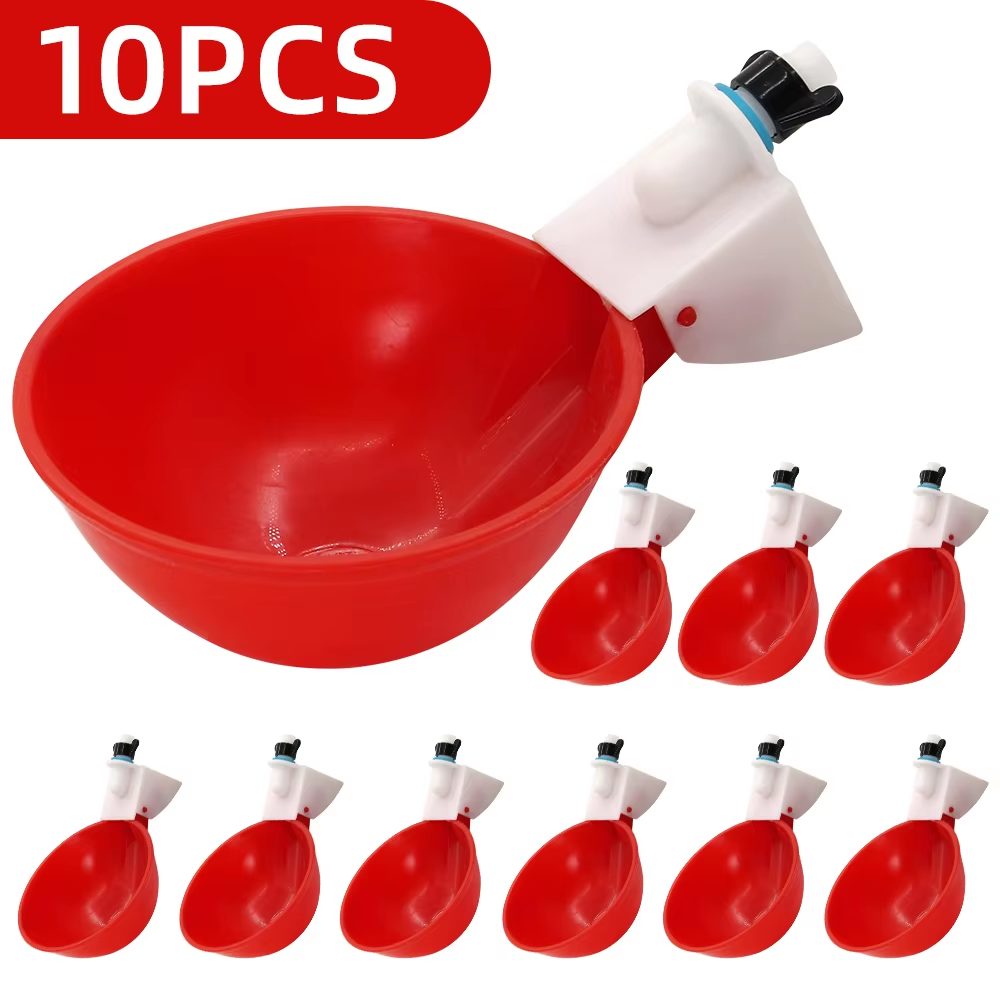 5/10/20 pçs automático frango beber tigela água potável codorna aves dispensador de água pato pombo gama livre frango maior