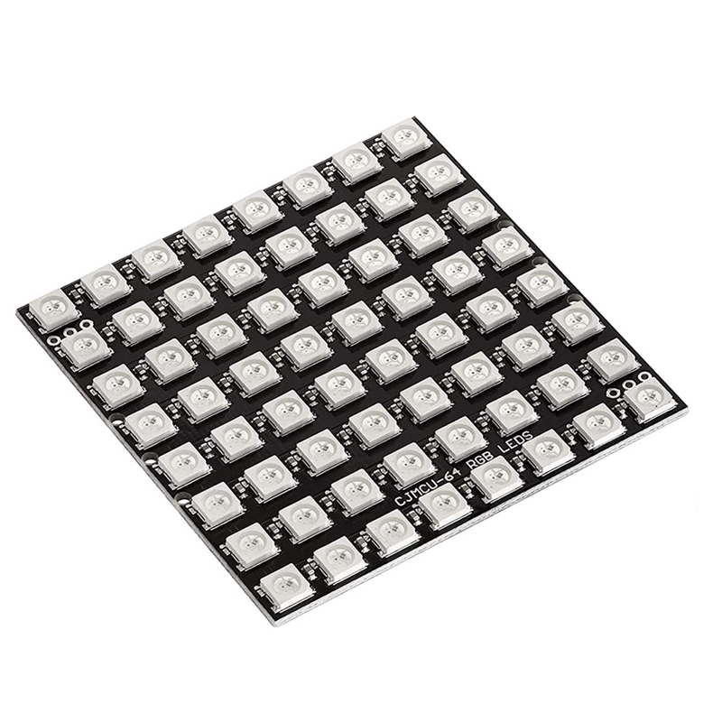 Módulo de CJMCU-8X8 de Panel de matriz LED 3 X U 64 Compatible con Arduino y Raspberry Pi