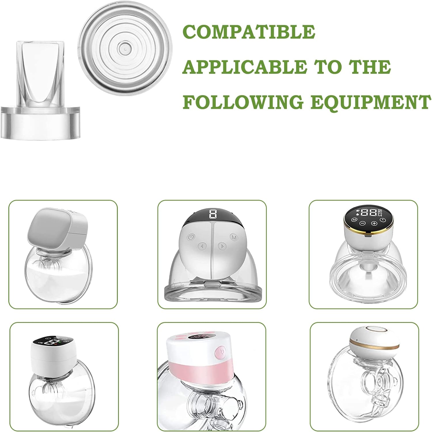 วาล์วตุ่นปากเป็ด14ชิ้นและไดอะแฟรมเครื่องปั๊มนมแม่ชิ้นส่วนให้อาหารเด็กทารกป้องกันหัวนมด้วยมือ/อุปกรณ์เครื่องปั๊มนมแม่เครื่องปั๊มนมไฟฟ้า