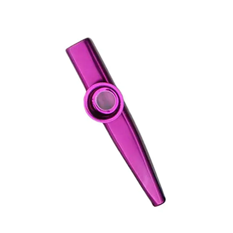 Metal Kazoo Lightweight Portable For Beginner Flute Instrument Music Lovers Woodwind Instrument Simple Design Lightweight Kazoo