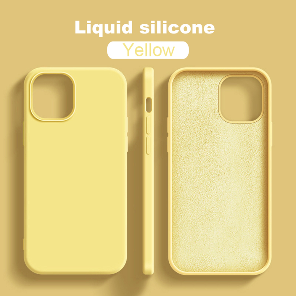 Original Phone Case For iPhone 16 15 11 12 13 14 Pro Max Luxury Liquid Silicone Cases For 7 8 Plus X XS XR Shockproof Soft Cover