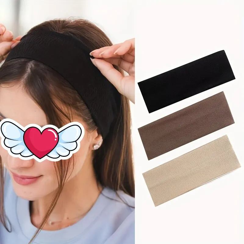 4 pçs simples moda feminina cor sólida elástico hairbands bonito lavagem rosto maquiagem faixa de cabelo vintage esportes correndo yoga headbands