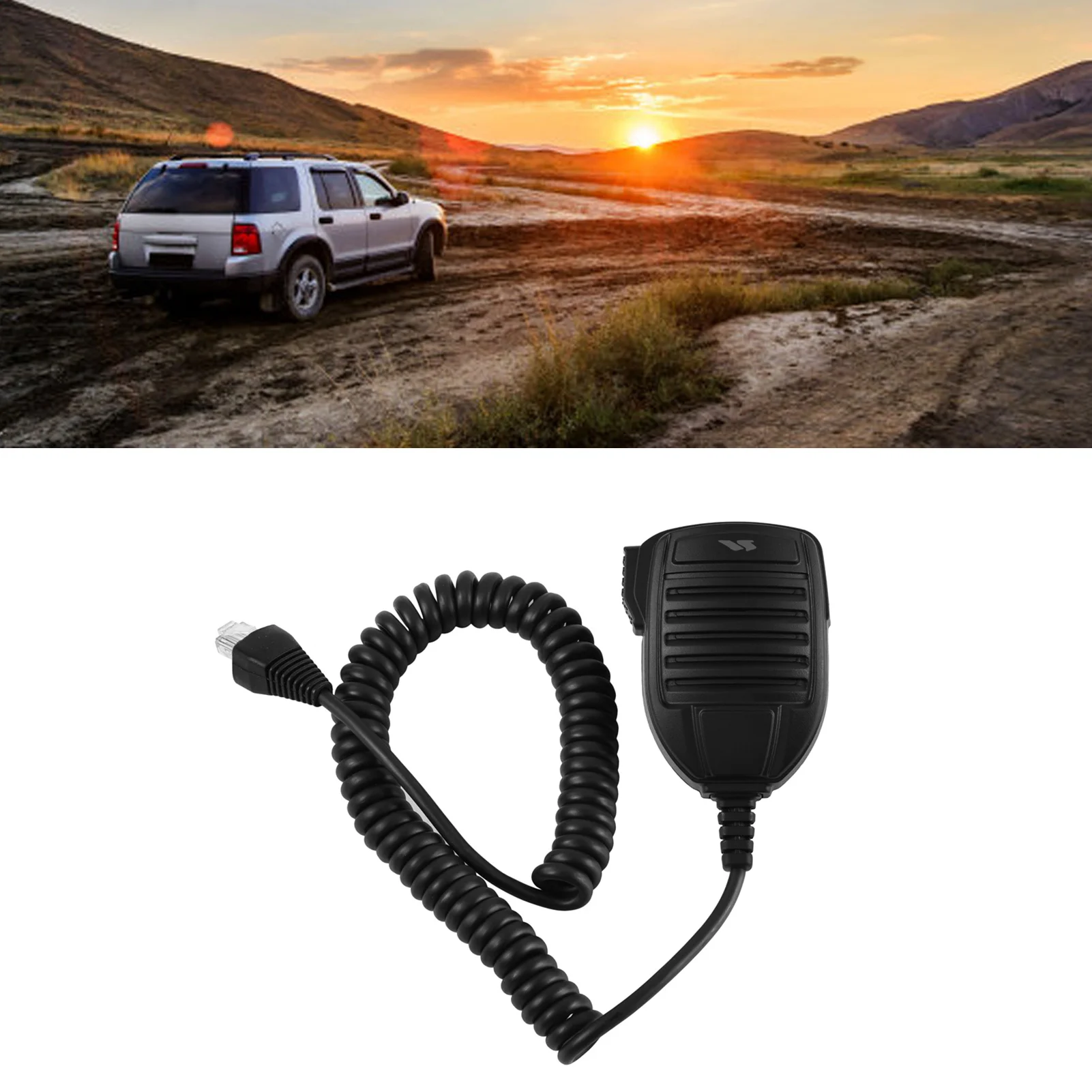 MH‐67A8J Mobiles Mikrofon für Yaesu/Vertex Radio VX2500 VX2508 VX2208 VX2108 8-polig