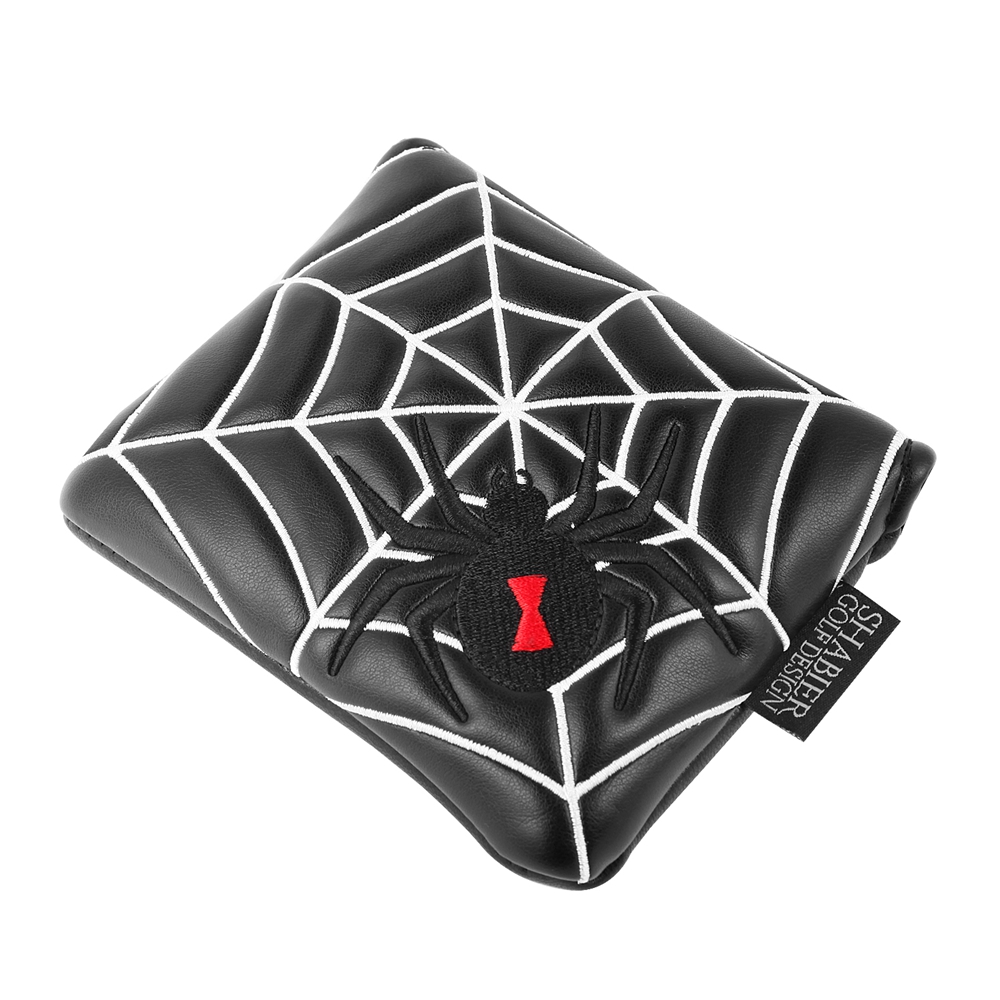 Pu leder magnet verschluss golf kopf bedeckung quadratisch große hammer putter abdeckungen für myspider x, spider x, spider s putter