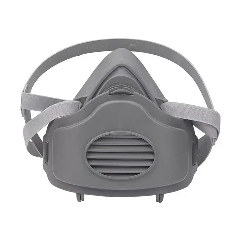 3200 Mezza maschera antipolvere - Respiratore per vernici spray, carpenteria e molatura con accessorio filtro per progetti domestici