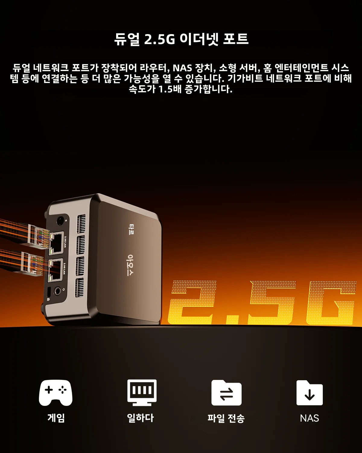 AOOSTAR N1 Pro 미니 PC Intel N150 LPDDR5 12GB NVMe SSD, 모든 기능을 갖춘 Tpye-C+HDMI+DP 3 화면 4K 60Hz 2.5G LAN*2.