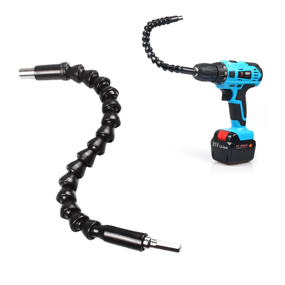 Brocas de eje hexagonal Flexible, soporte de broca de extensión de 295mm con eje de transmisión de conexión magnética, accesorio de herramienta eléctrica