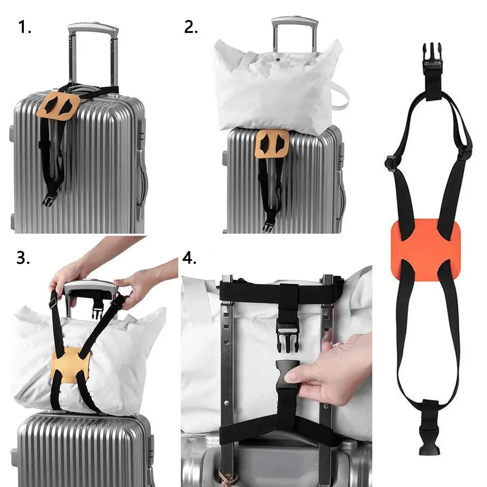 Cinturón de encuadernación antipérdida, correa cruzada, accesorios para maletas de viaje, cinturón de embalaje, hebilla de equipaje, cinturones de equipaje