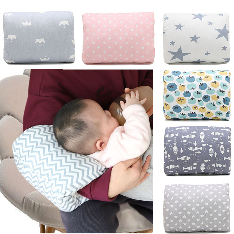 Pasgeboren Borstvoeding Arm Kussen Baby Hoofd Verpleging Ondersteuning Gezellige Wieg Arm Kussen Moederschap Zachte Babyverzorging Accessoires