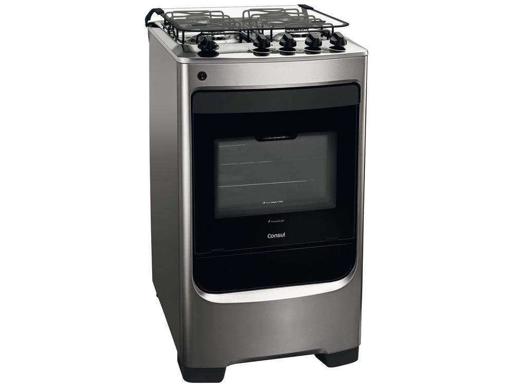 Fogão 4 Bocas Consul Inox CFO4NARUNA - Bivolt