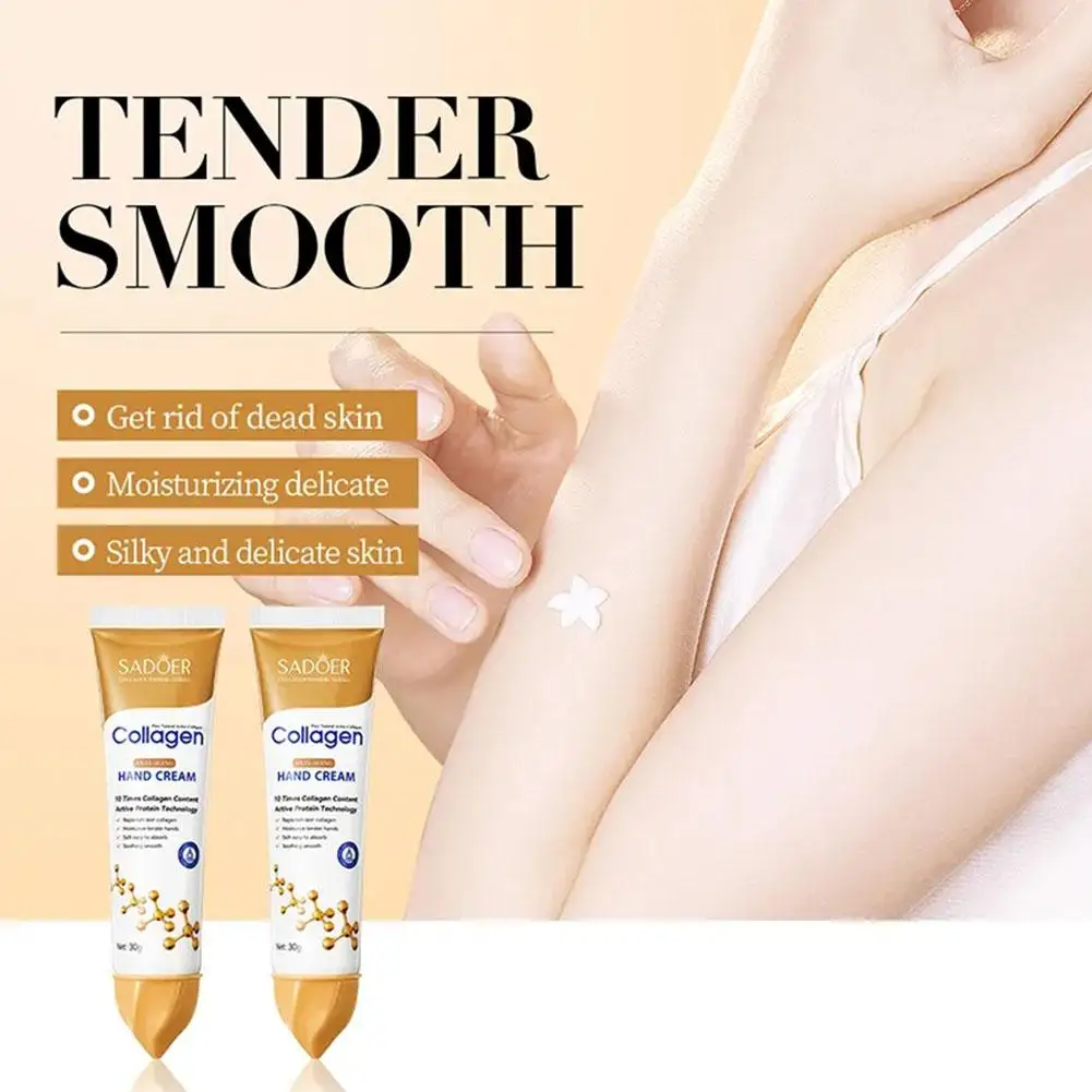Creme hidratante para as mãos, Cuidados com a pele, Produtos de reparo rachados, Suavizar a Nutrição, Coreano, 3pcs x 30g