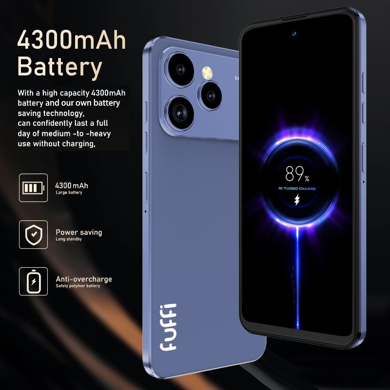 Global Vision i17 Pro Max Smartphone 5G Android 8GB RAM 256GB ROM 6.56 Inch Phone 720x1612HD 24+48MP 4G 5G Network Mobile Phones