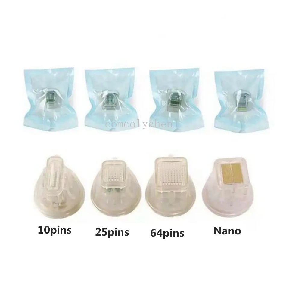 Disposable Insulated RF Microneedling Cartridge Gold Plated 10/25/64 Pins Nano Cartridges For Tattoo  accessory