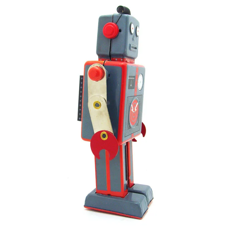 MS384 大型アンテナ鉄ロボット大人のグッズ写真撮影の小道具クリエイティブギフト鉄工芸品