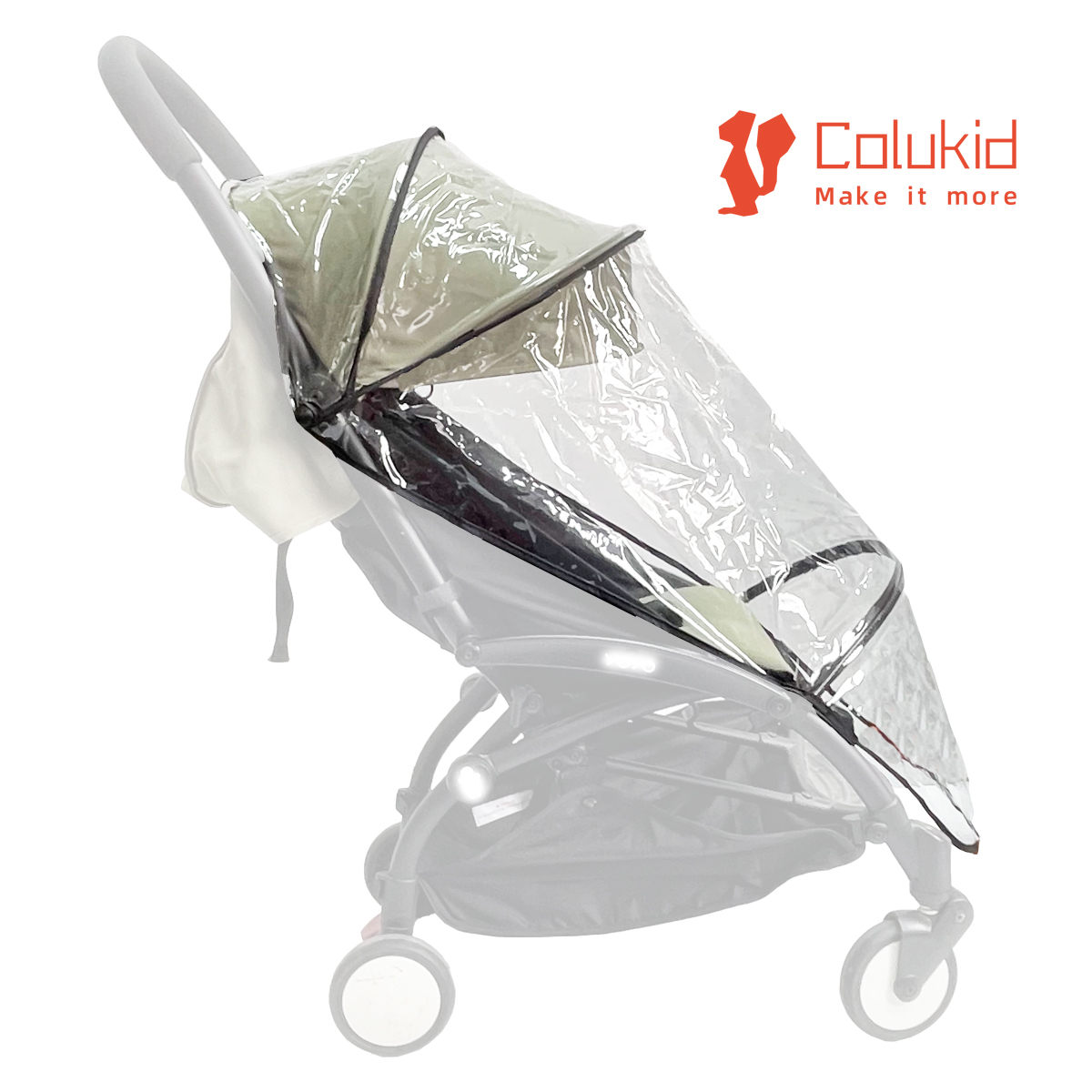COLU KID® Baby Stroller Accessories Rain Cover Waterproof EVA Cover Compatible with Yoyo Yoyo2 Yoya Stroller