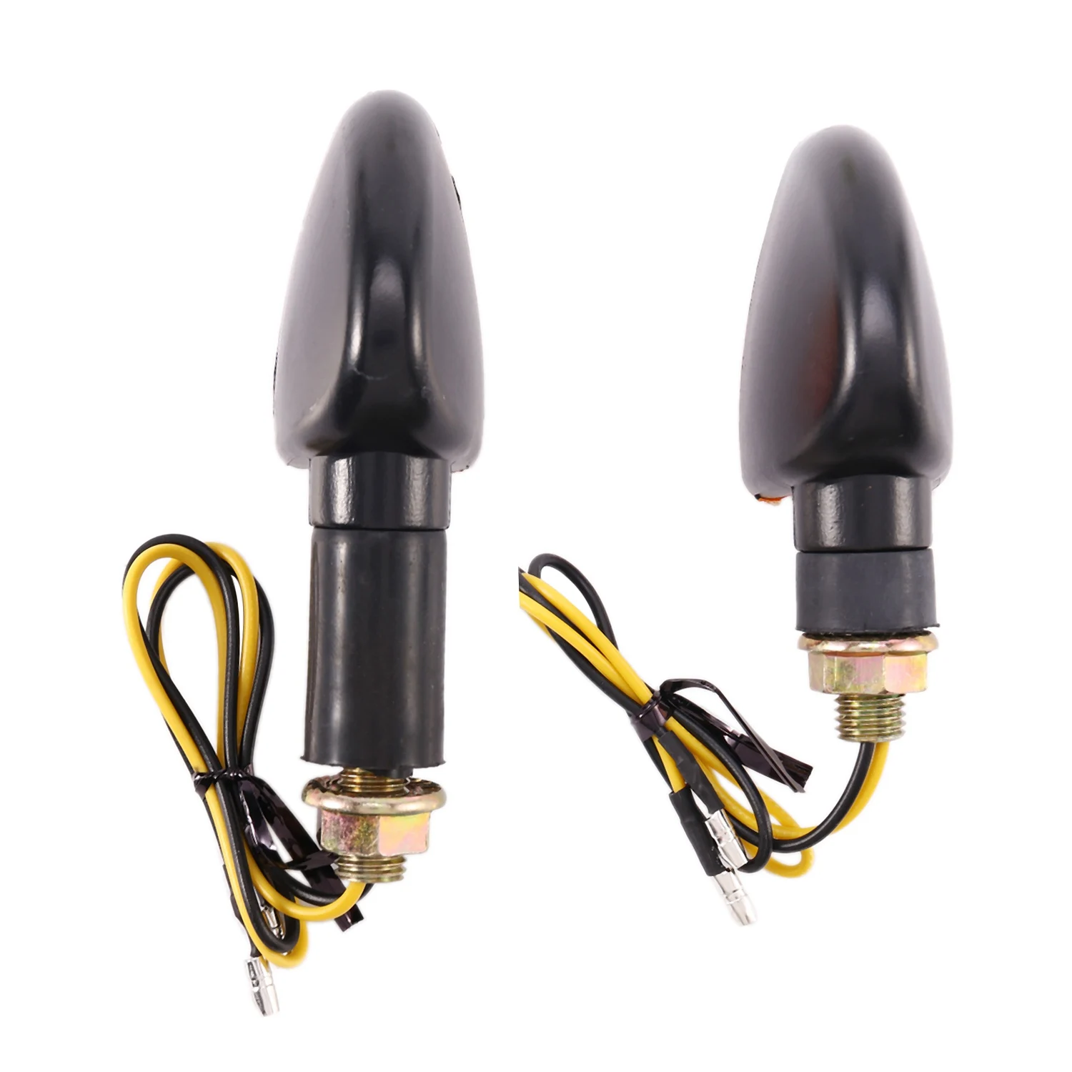 Universal 12V Motorcycle Turn Signal Indicator Light Front Back Flashing Halogen Light Blinker Flash Bike Lamp For Honda Suzuki