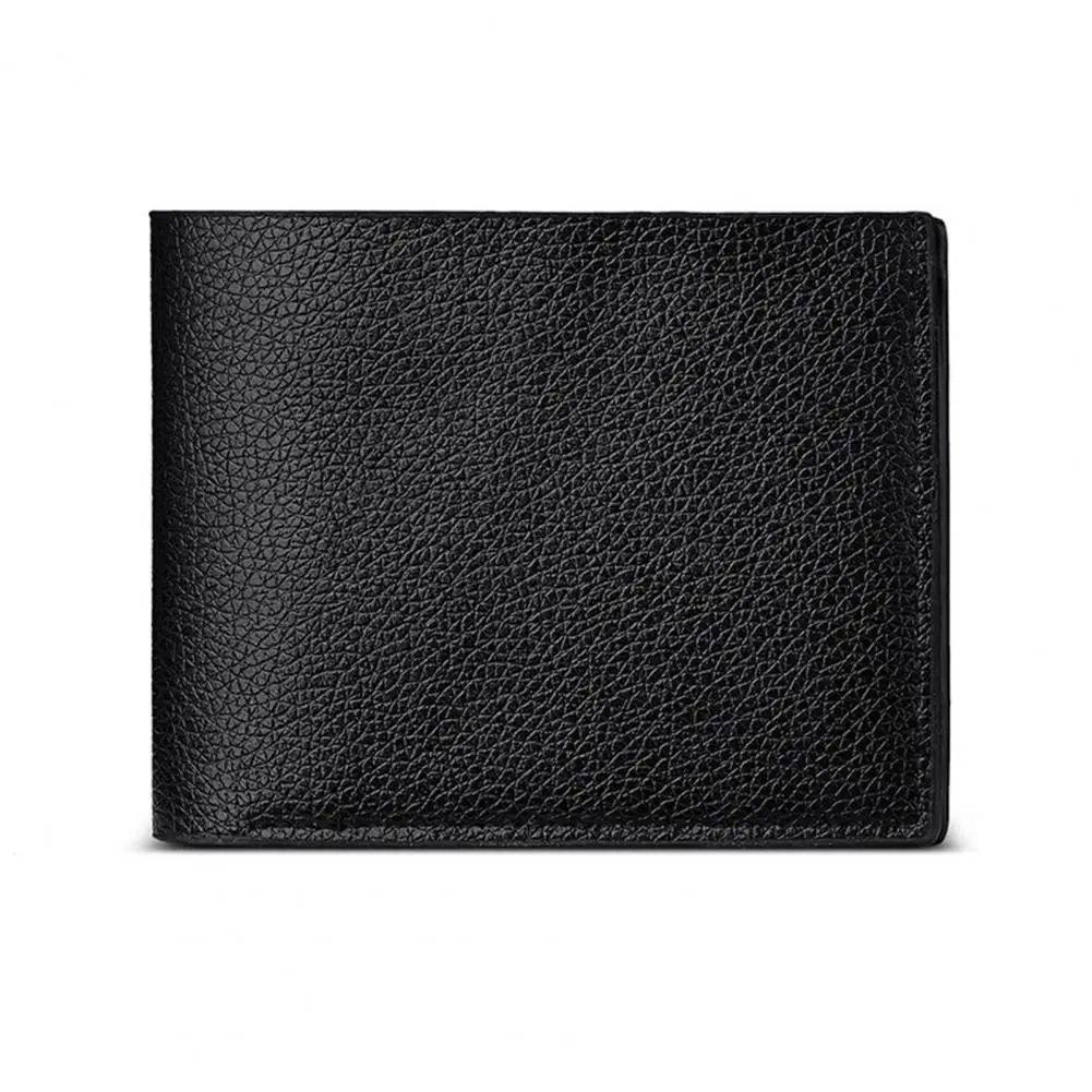 Minimalist Faux Leather Wallet Stylish Men's Faux Leather Wallets with Multiple Pockets for Business Travel Use for Male for Men