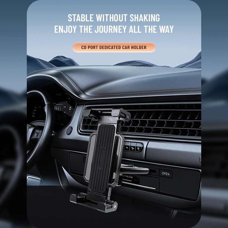Universal 4-13 นิ้วแท็บเล็ตยืนผู้ถือรถ CD Slot Bracket โทรศัพท์มือถือ Mount สําหรับ iPad Pro Mini Xiaomi Samsung Tab Pc iPhone