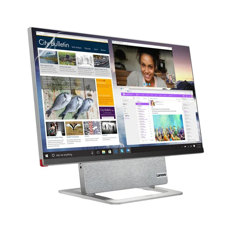 High Configuration L-enovo - Yoga AIO 7 27 "AMD R7 5800H 16G 512G SSD RX6600M 8GB 4k All-In-One Computer