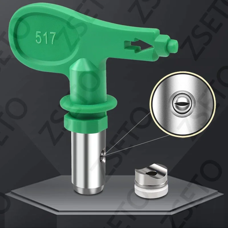 Airless Spray Tip Nozzle 215 321 423 517 With Gun Filter Nozzle Sprayer Airbrush Tip For Titan Wagner Airless Paint Spray Gun
