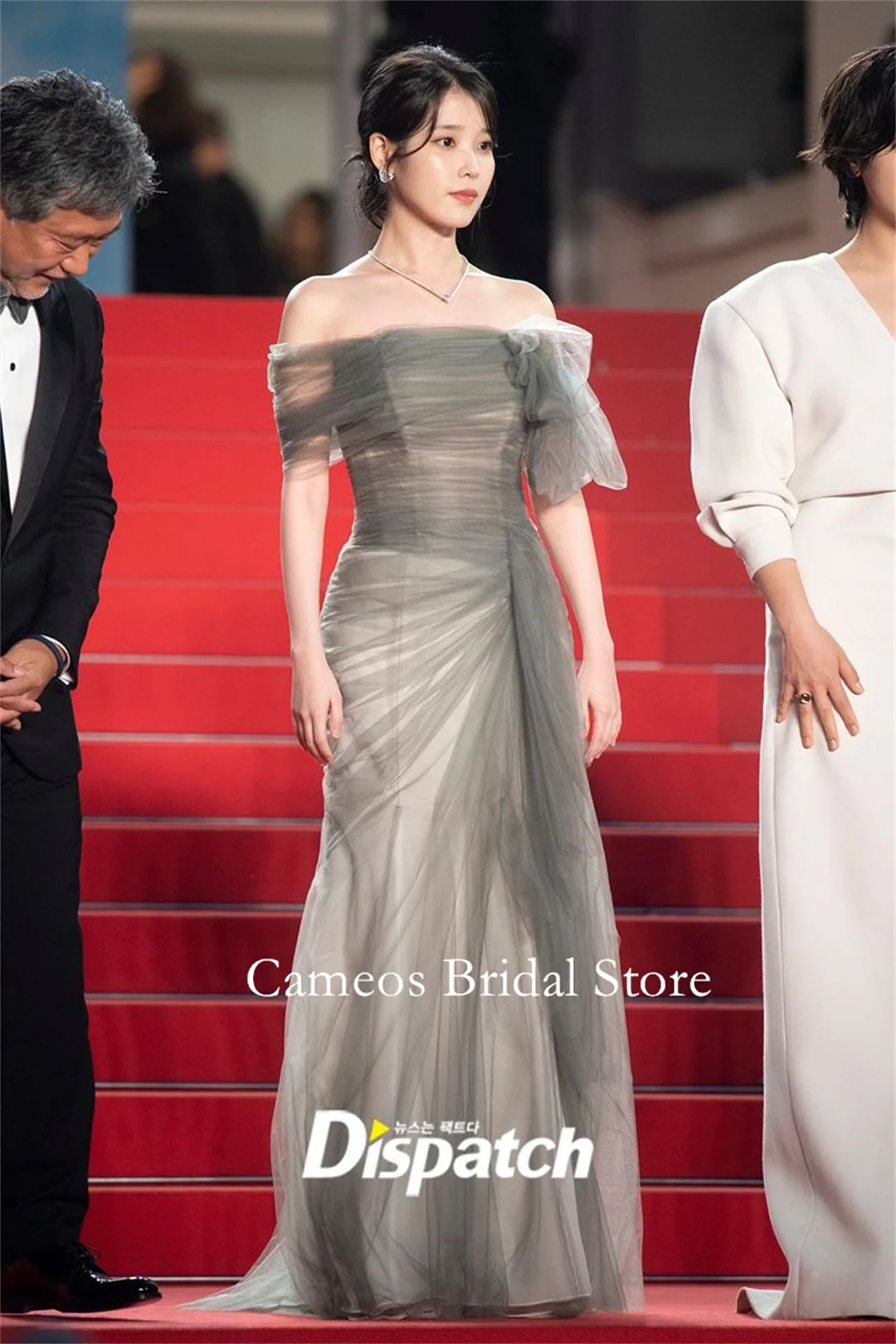 FANAN personnalisé sirène robes de soirée Tulle corée vert froncé mariage femmes robes événement robes de bal personnalisé