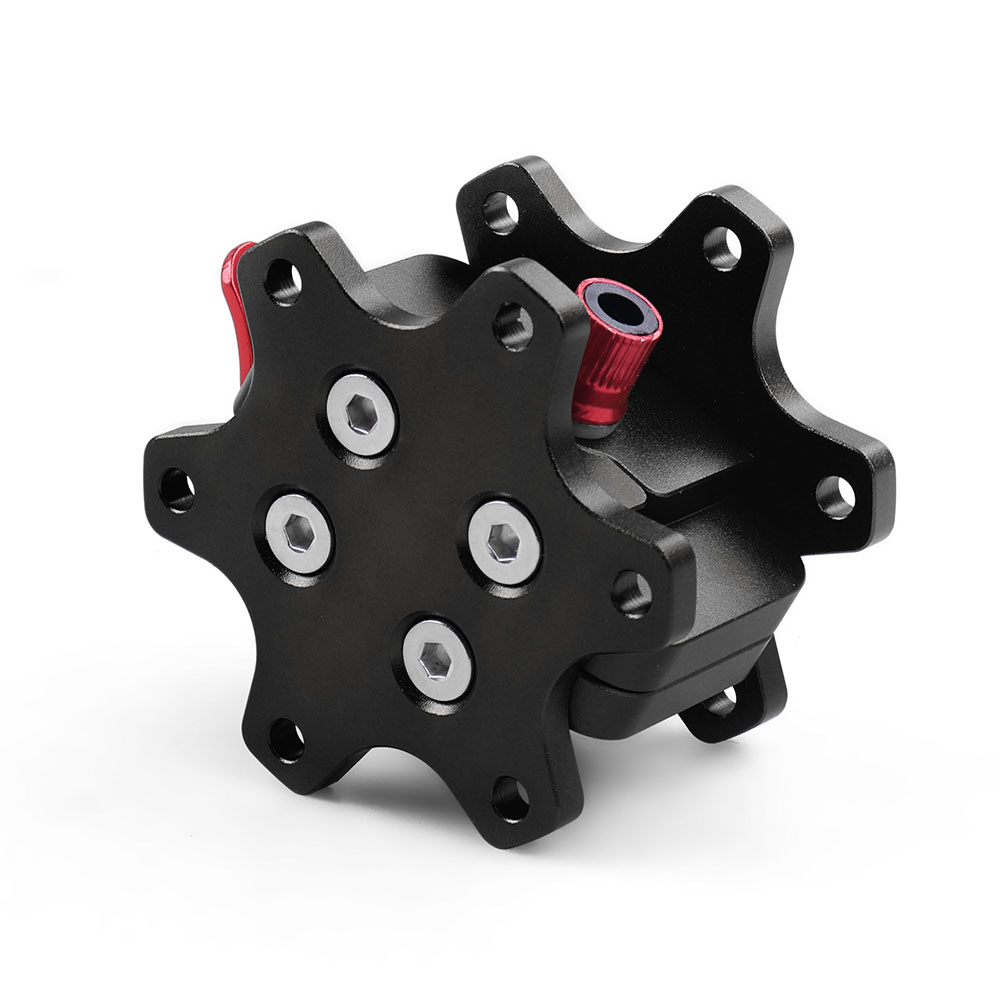 Para q1r liga de alumínio 70mm volante liberação rápida para simagic para thrustmaster para logitech para jogos de corrida