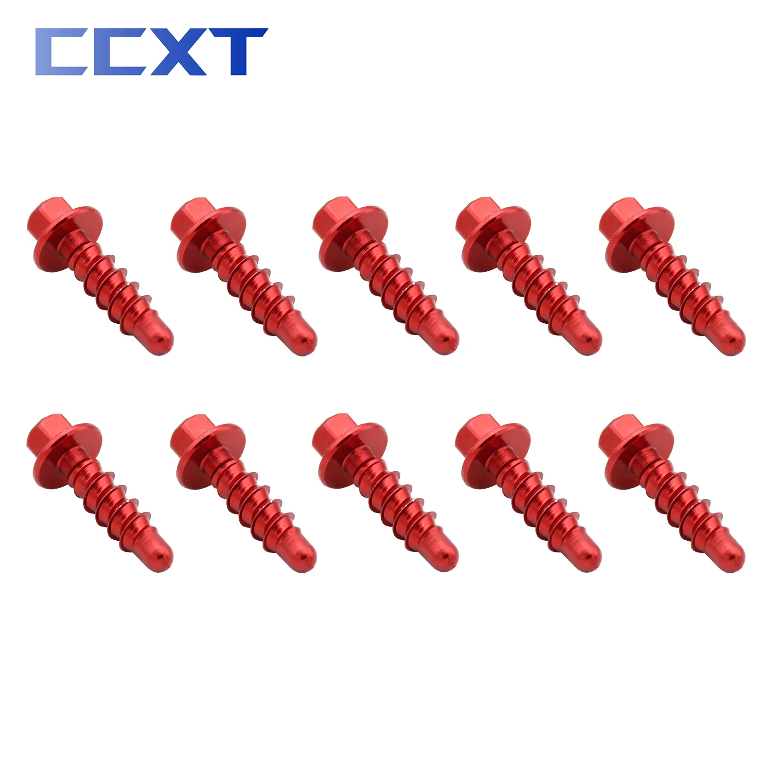10Pcs CNC Motorcycle Self Tapping Screw Bolt Kit For KTM SX SXF XC XCW XCF EXC EXCF 125-530 2004-2021 2022 2023 Universal Parts