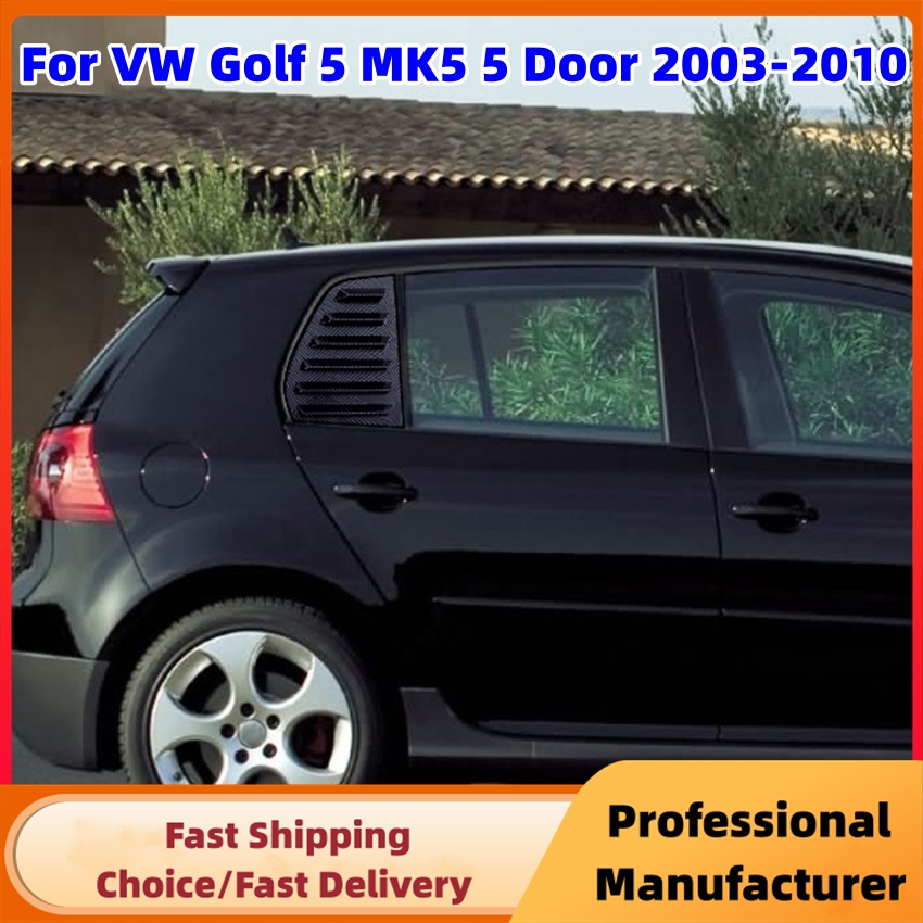 ペアリアサイドウィンドウトリムスポイラー VW ゴルフ 5 ゴルフ 6 ゴルフ 7 MK5 MK6 MK7 MK7.5 2003-2020 ウィンドウシャッターカバールーバー空気ベント