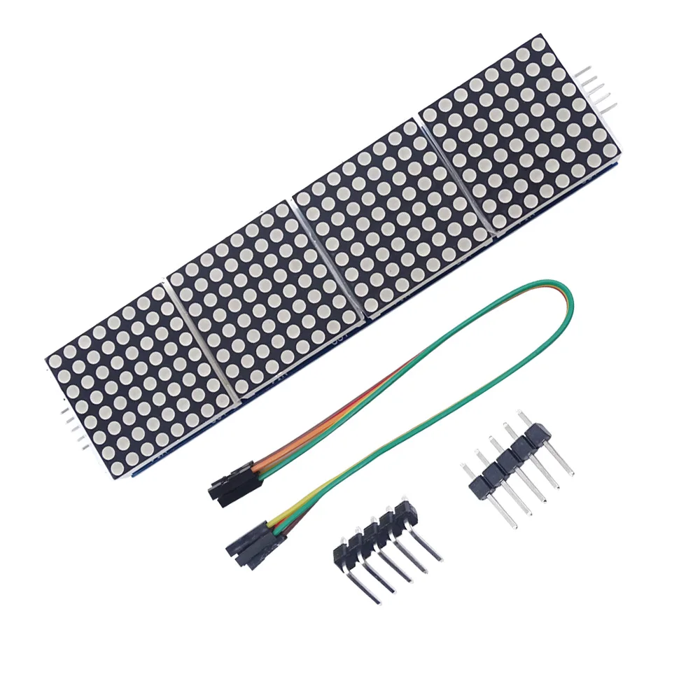 HZWDONE MAX7219 Dot Matrix Module Controle Enkele Chip Microcomputer Module 4-in-1 Display 5P Lijn