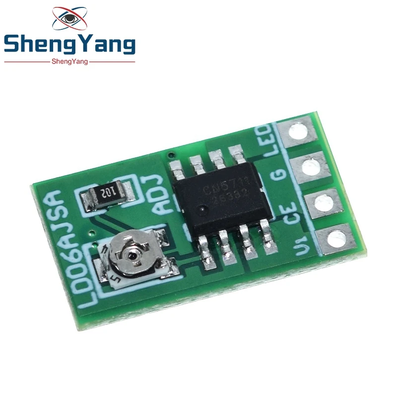 TZT 30-1500MA Adjustable Constant Current LED Driver DC 3.3V 3.7V 4.2V 5V PWM Control Board Buck Power module