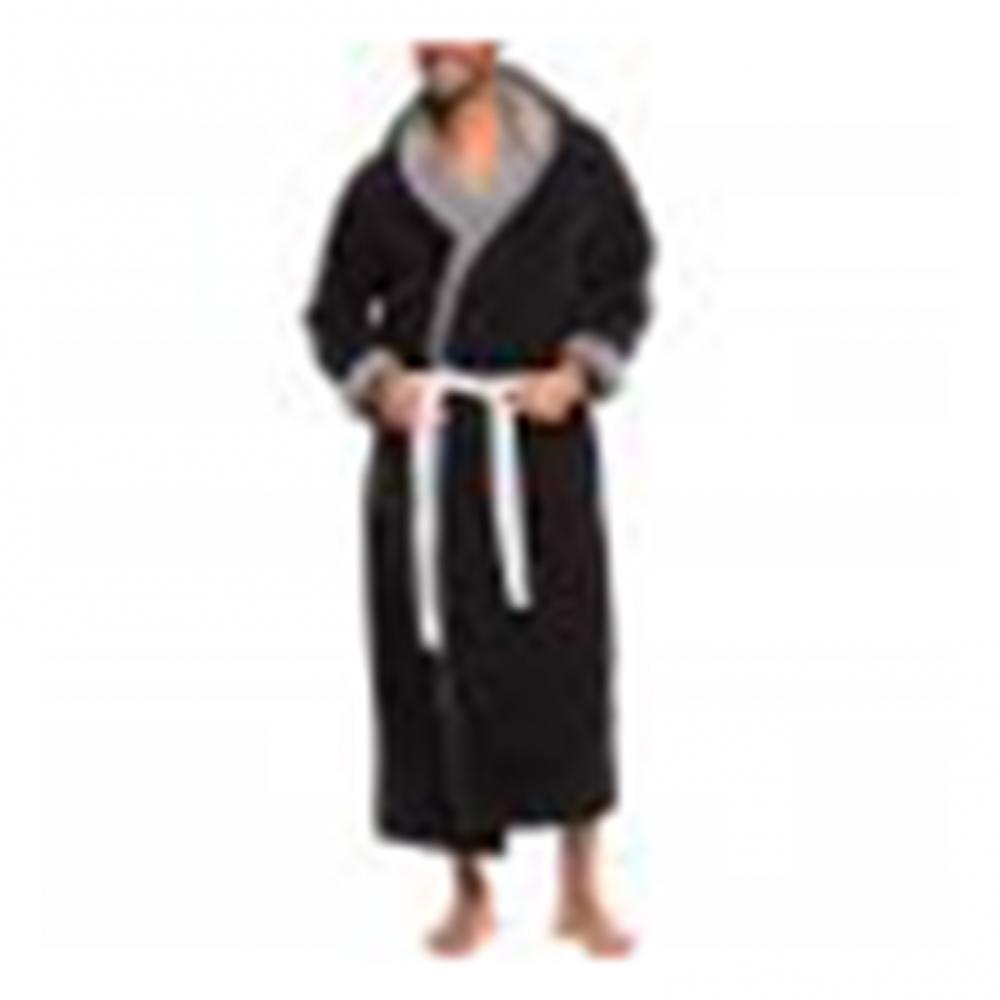 Albornoz ropa camisón ropa de dormir Casual de manga larga para hombre invierno cálido bata de franela chal de felpa bata de baño masculina salón hogar