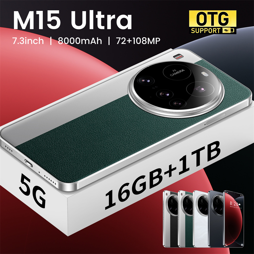 2025 Xioami 15 Ultra Smartphone 5G 7.3inch Mobile Phones Cellphone Dual SIM Android Global Version 8000mAh Cell Phone Unlocked