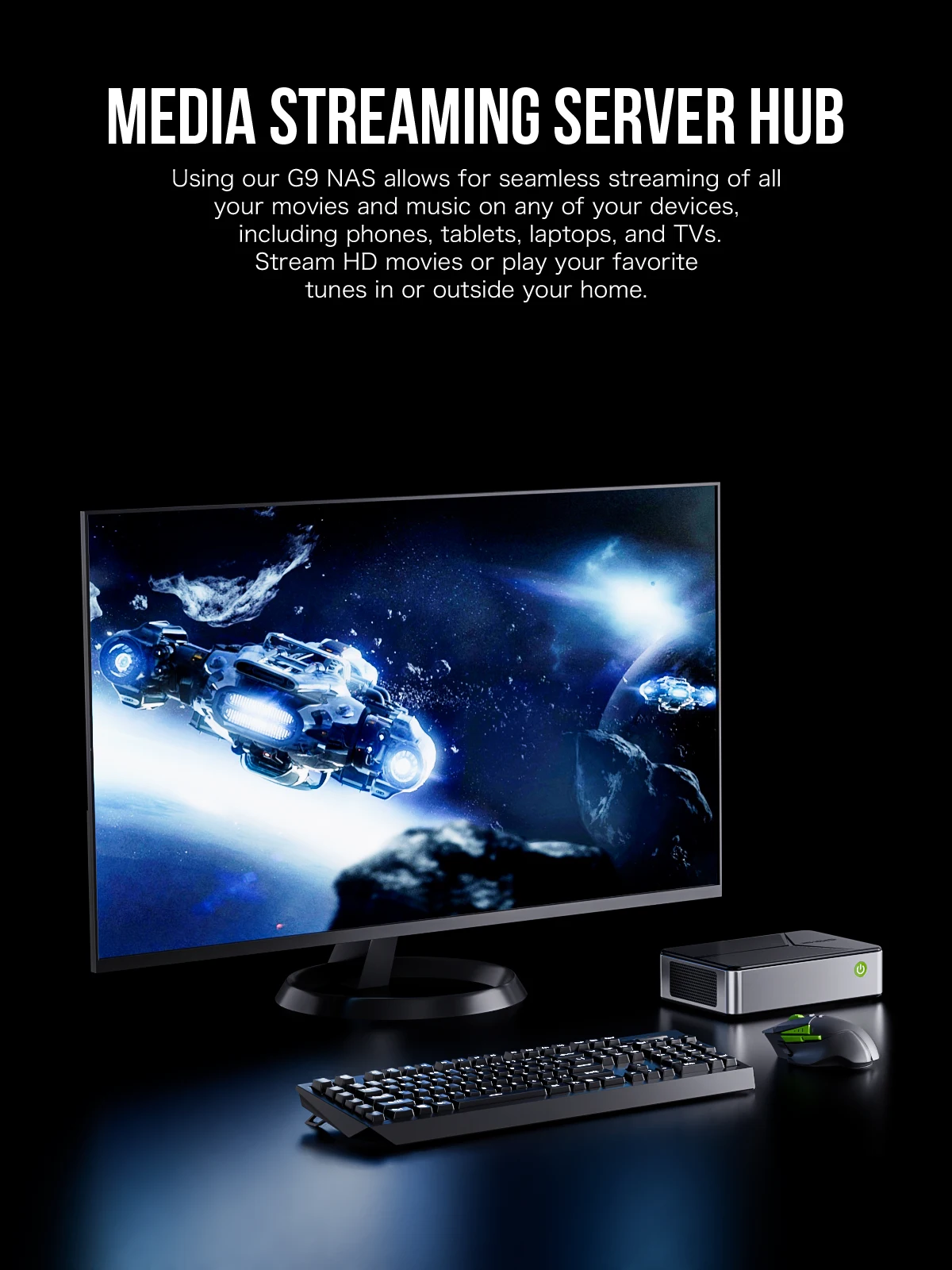GMKtec Nucbox G9 MINI NAS New Mold Intel N150 MINI PC Windows 11 Pro LPDDR5 M.2 2280 SSD WIFI6 BT5.2 Dual Triple Screen