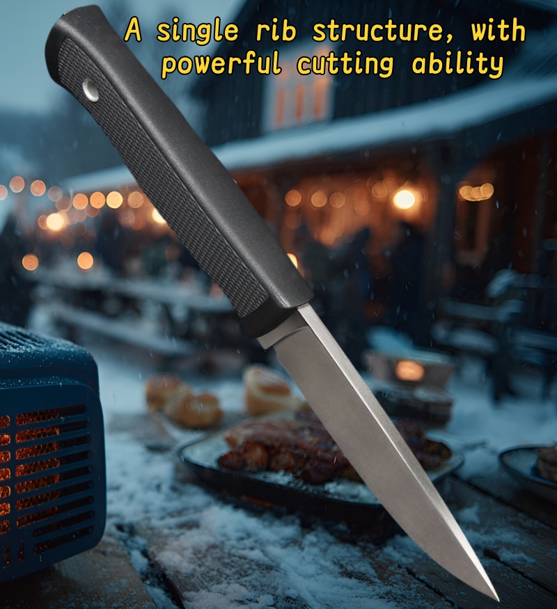 High Hardness Protable Fixed Blade Knife Mark 5Cr13Mov Steel ABS Handle With Sheath Kitchen Knives EDC Chef Knife Multi Tool