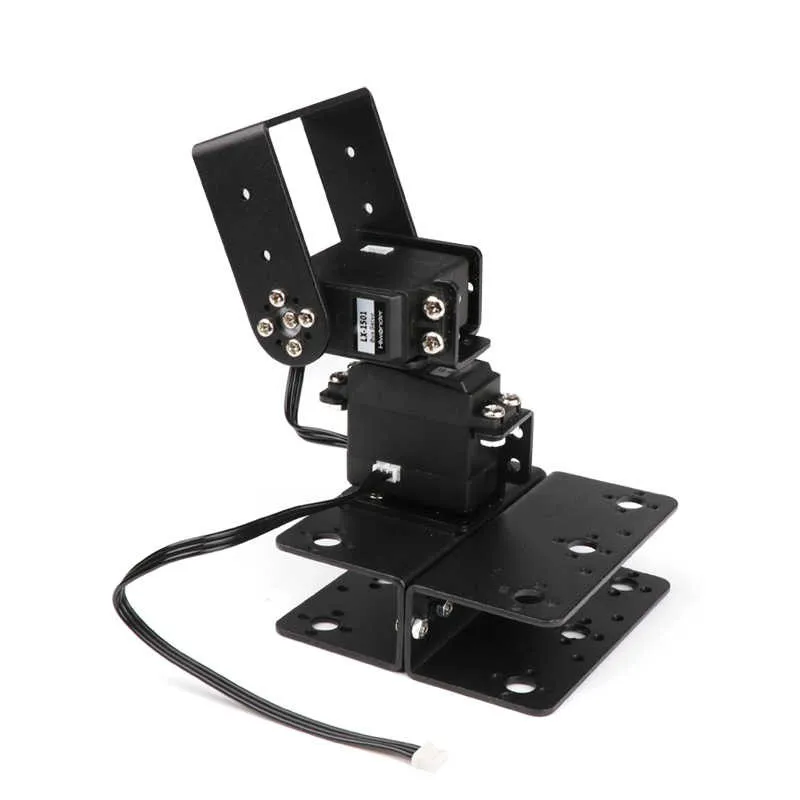 MG996R 2 Dof rotierender Roboter-Manipulator, mechanischer Gimbal aus Metalllegierung für Arduino-Roboter, DIY-Kit, offener Code, programmierbares Roboter-Kit