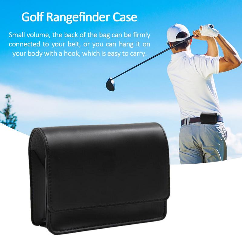 Beschermende Golf Afstandsmeter Tas Magnetische Golf Afstandsmeter Pakket Pu Bescherming Golf Afstandsmeter Case Tas Voor Essentiële Golf
