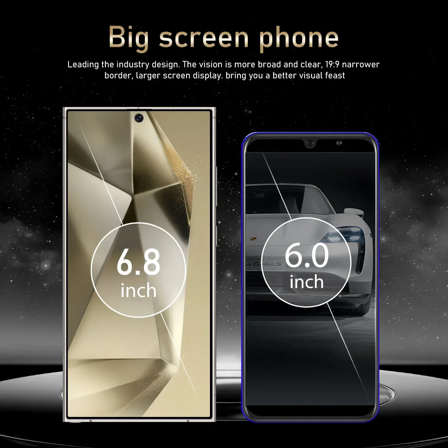 FUFFI S25 Pro Smartphone 5G Cellphones Android 12 System 6.8 inch Screen 12GB+512GB 24+48MP Mobile phone Google Play Store Phone