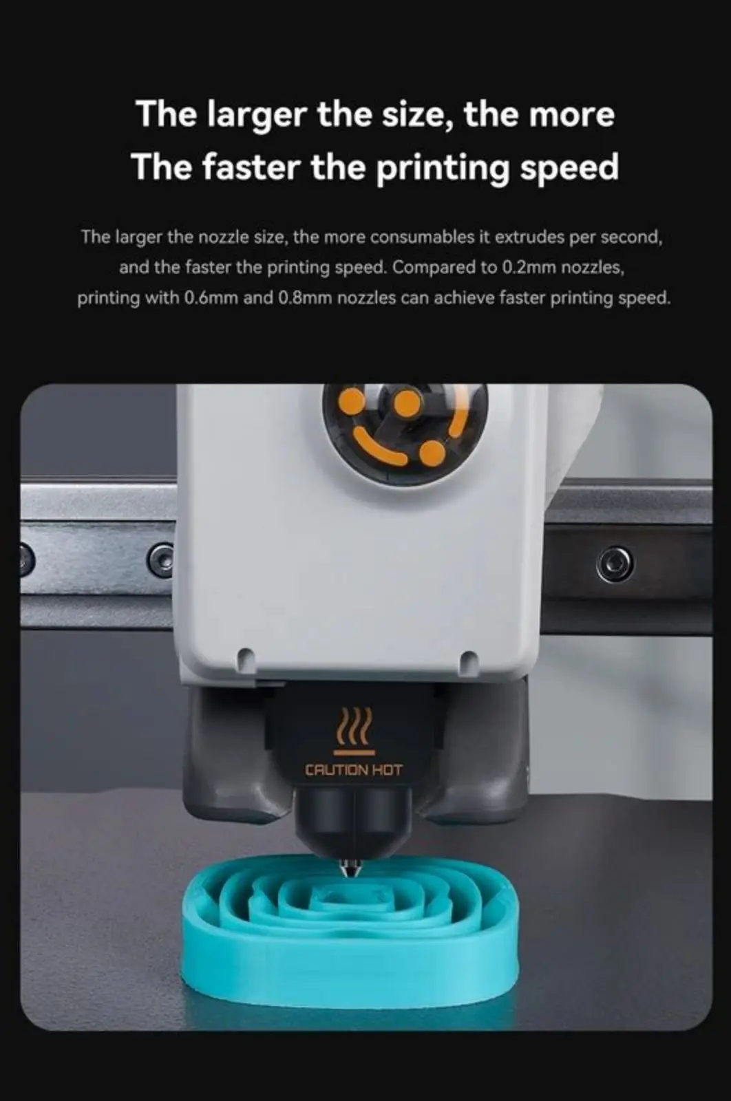 Kit Hotend pour laboratoire Bambu A1/A1, Mini assemblage d'extrémité chaude à vitesse rapide, buse en acier trempé de 0.2/0.4/0.6/0.8mm, pièce d'imprimante 3D