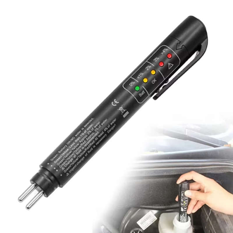 Pluma de verificación de calidad de aceite precisa, probador de líquido de freno Universal, probador Digital de líquido de freno de coche, herramienta de prueba automotriz para vehículo