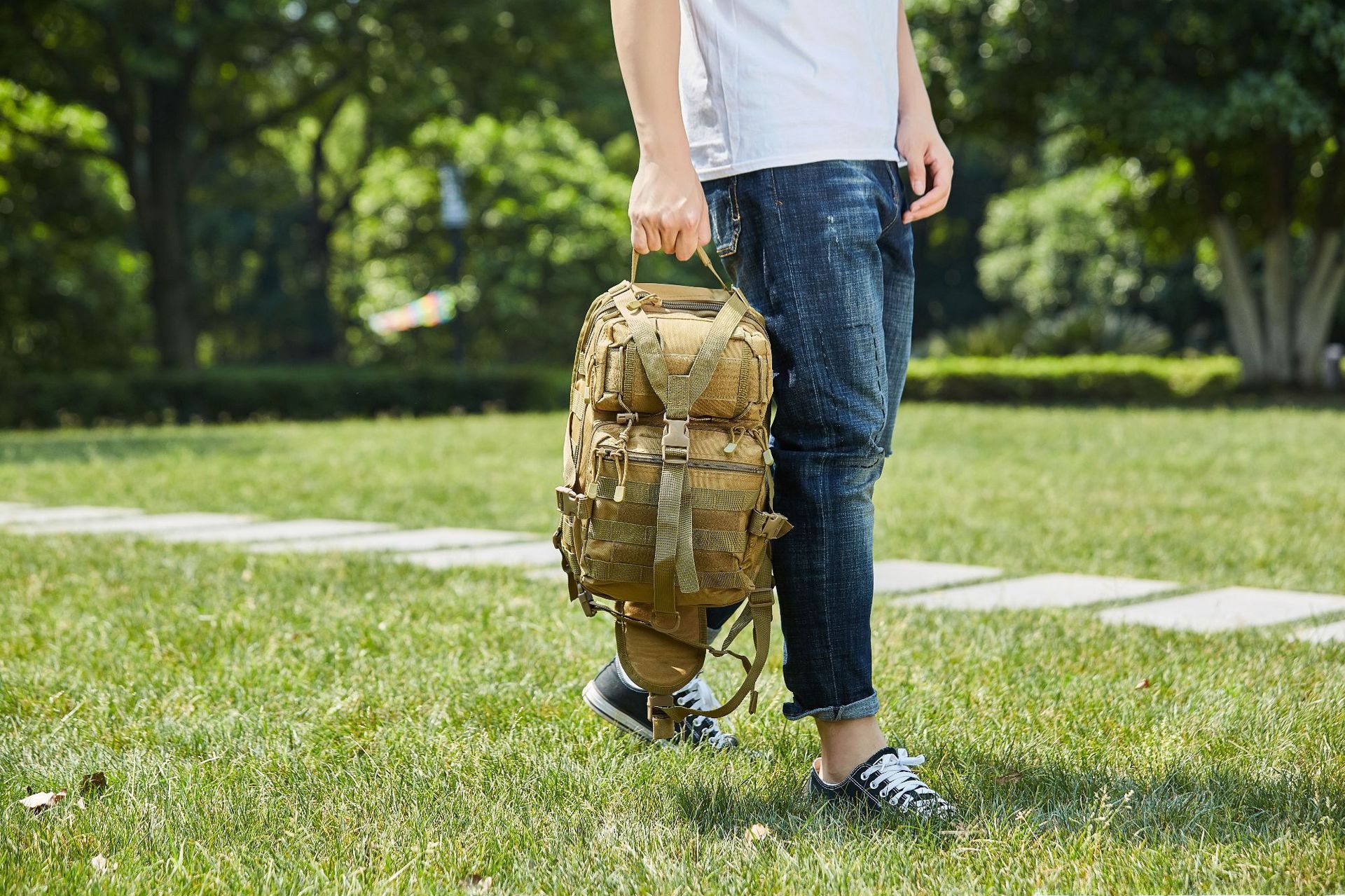 Mochila Tática de ande Capacidade para Uso Externo, Transversal de Ombro Único, para Cnhada, Treinamento de Reação Rápid...